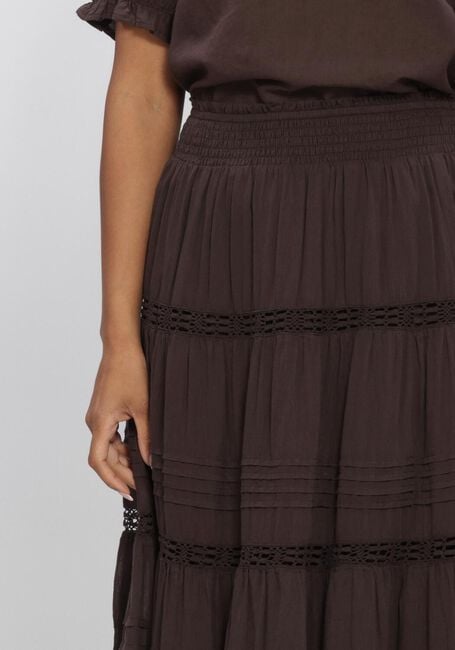 Bruine NEO NOIR Midirok FELICIA S VOILE SKIRT - large