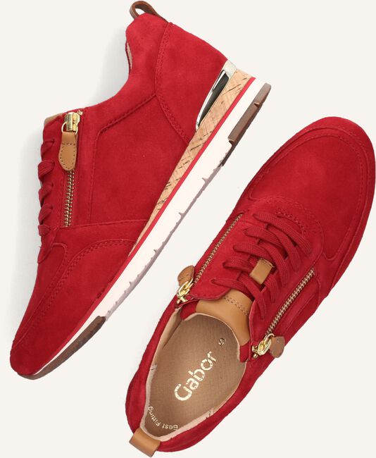 Rode GABOR Lage sneakers 431 Rode GABOR Lage sneakers 431 - large