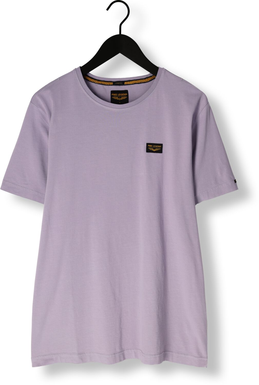 PME LEGEND Heren Polo's & T-shirts Short Sleeve R-neck Guyver Tee Paars