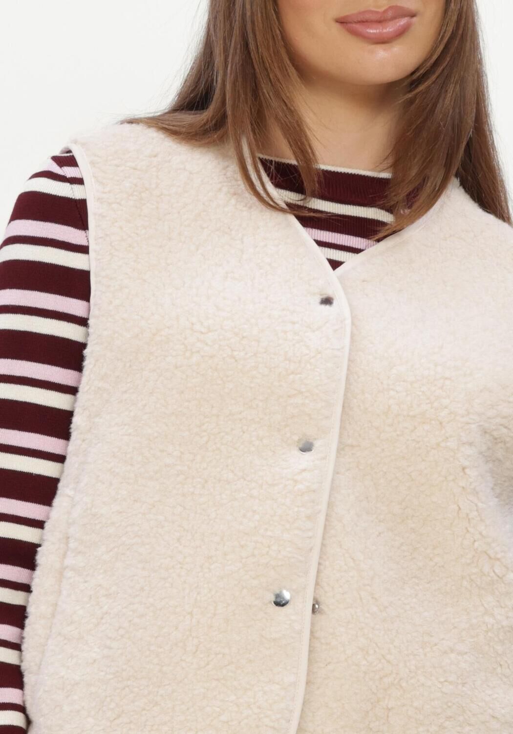 Creme OBJECT Gilet OBJELLA WAISTCOAT NOOS - large