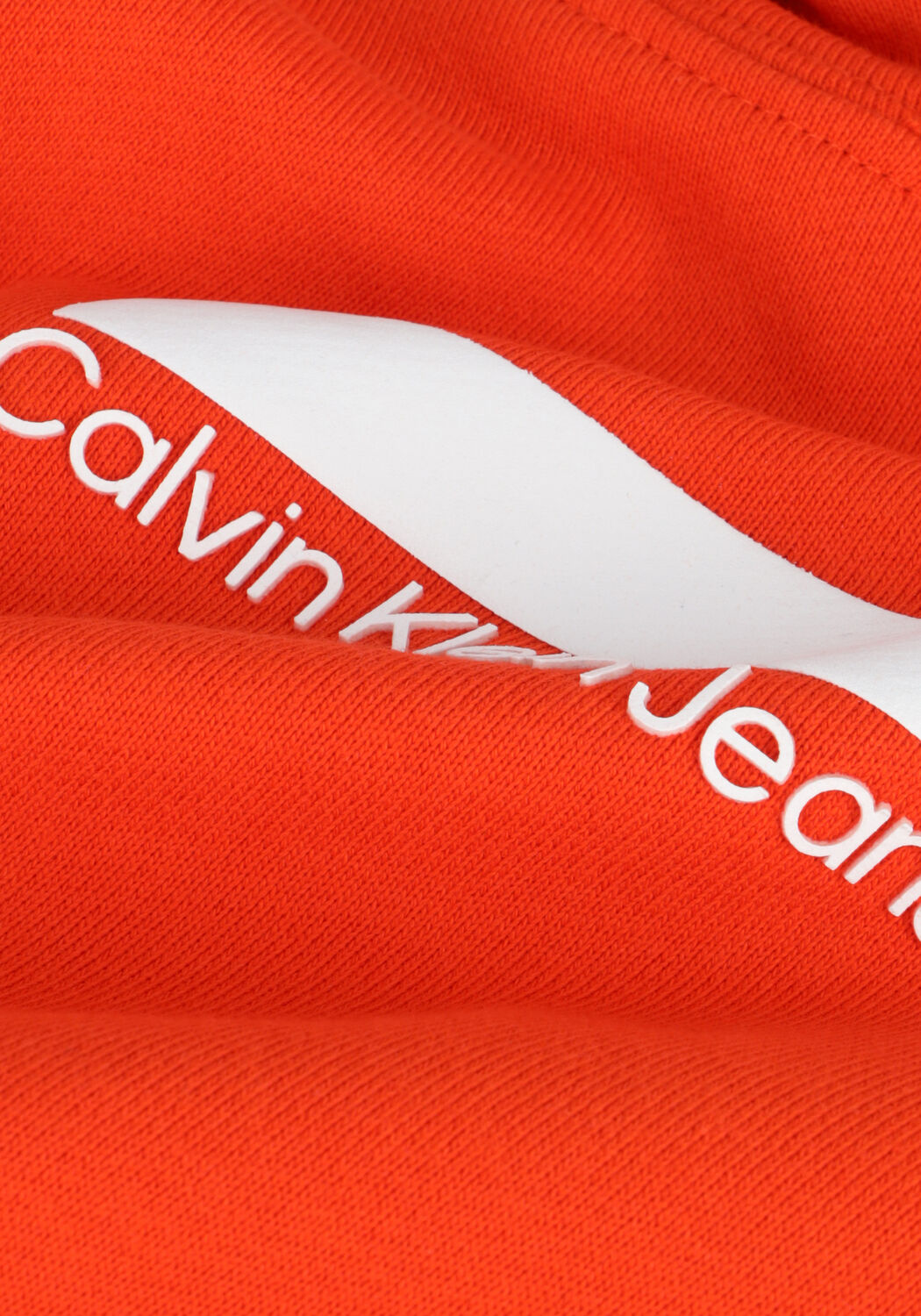 Rode CALVIN KLEIN Truien/vesten SMALL BLOCK LOGO HOODIE - large