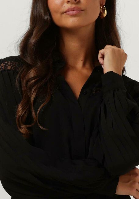 Zwarte LIU JO Blouses CAMICIA LACE E PLISSE - large