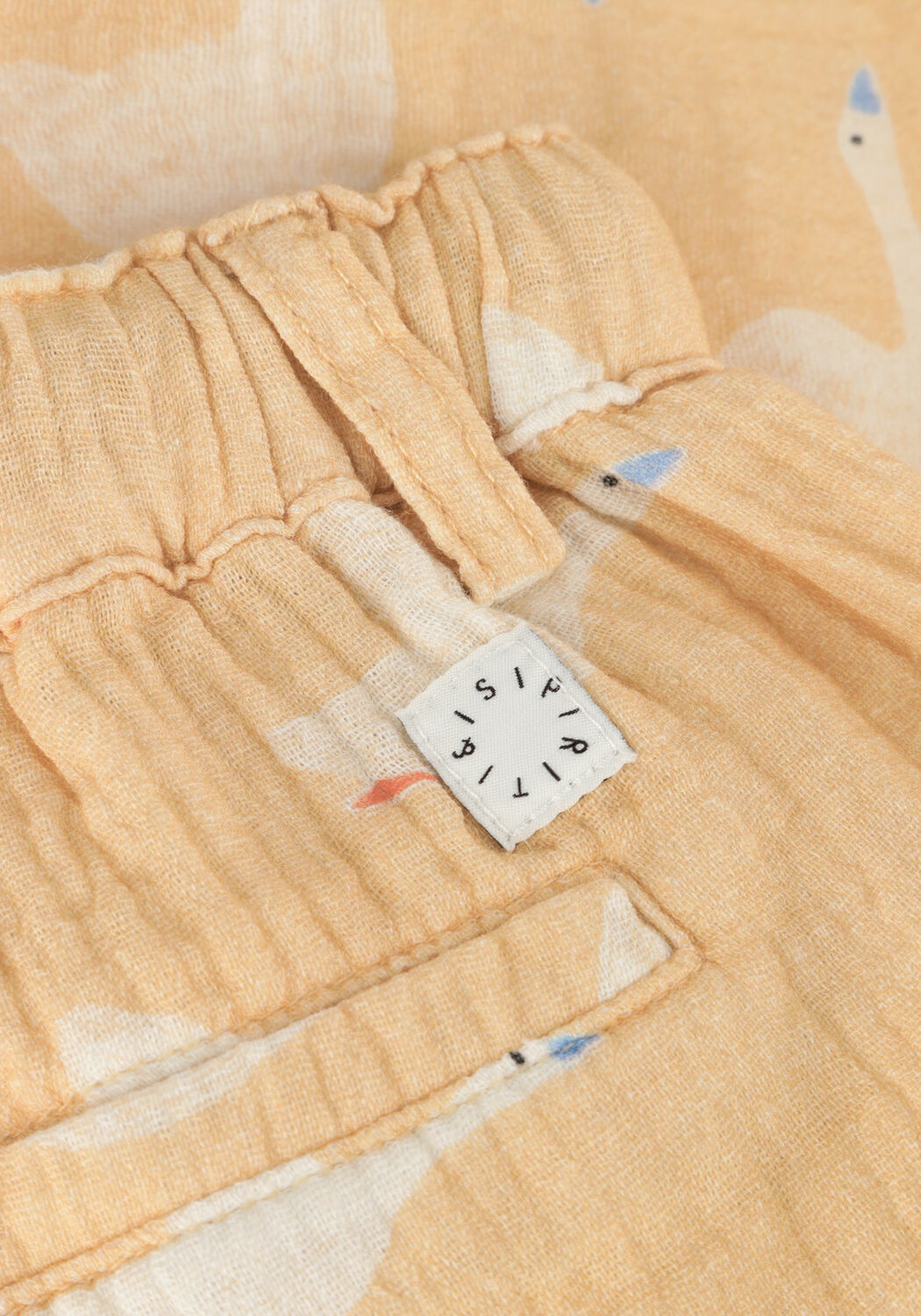 Cognac Sproet & Sprout Korte broek MUSLIN SHORTS GOOSE PRINT - large