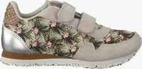 Grijze WODEN WONDER Sneakers NORA FLOWER KIDS - medium