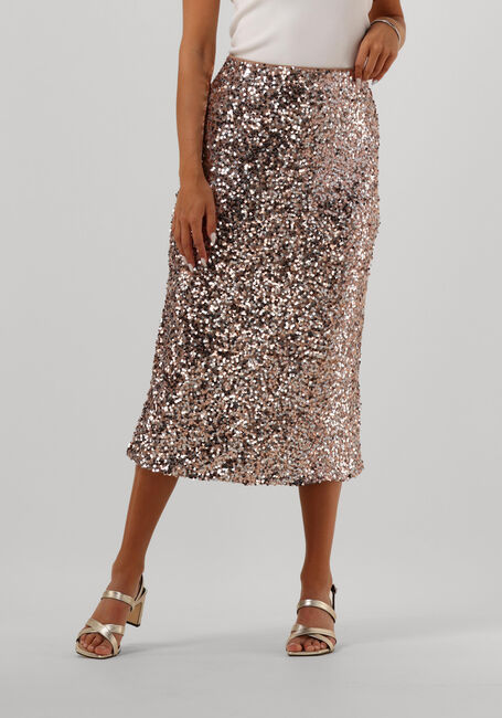 Bronzen NEO NOIR Midirok BAIRA SEQUINS SKIRT - large