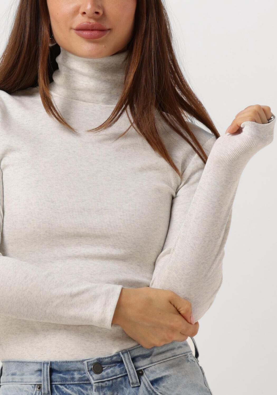 NOTRE-V Dames Truien & Vesten Nv-elize Rollneck Ecru