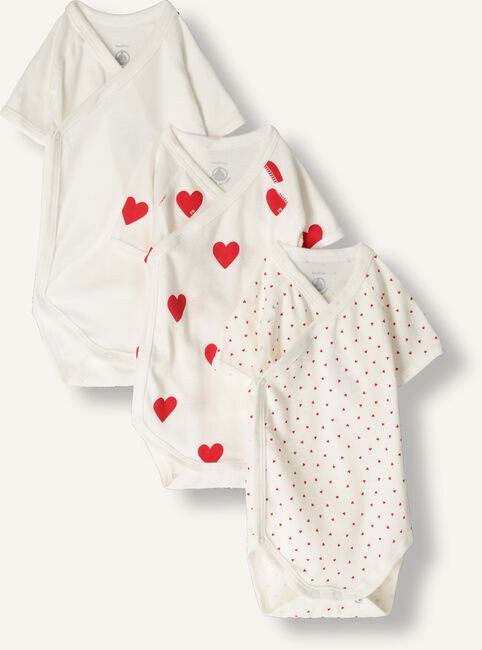 Witte PETIT BATEAU Rompers 3 BODIES NAISS MC Witte PETIT BATEAU Rompers 3 BODIES NAISS MC - large