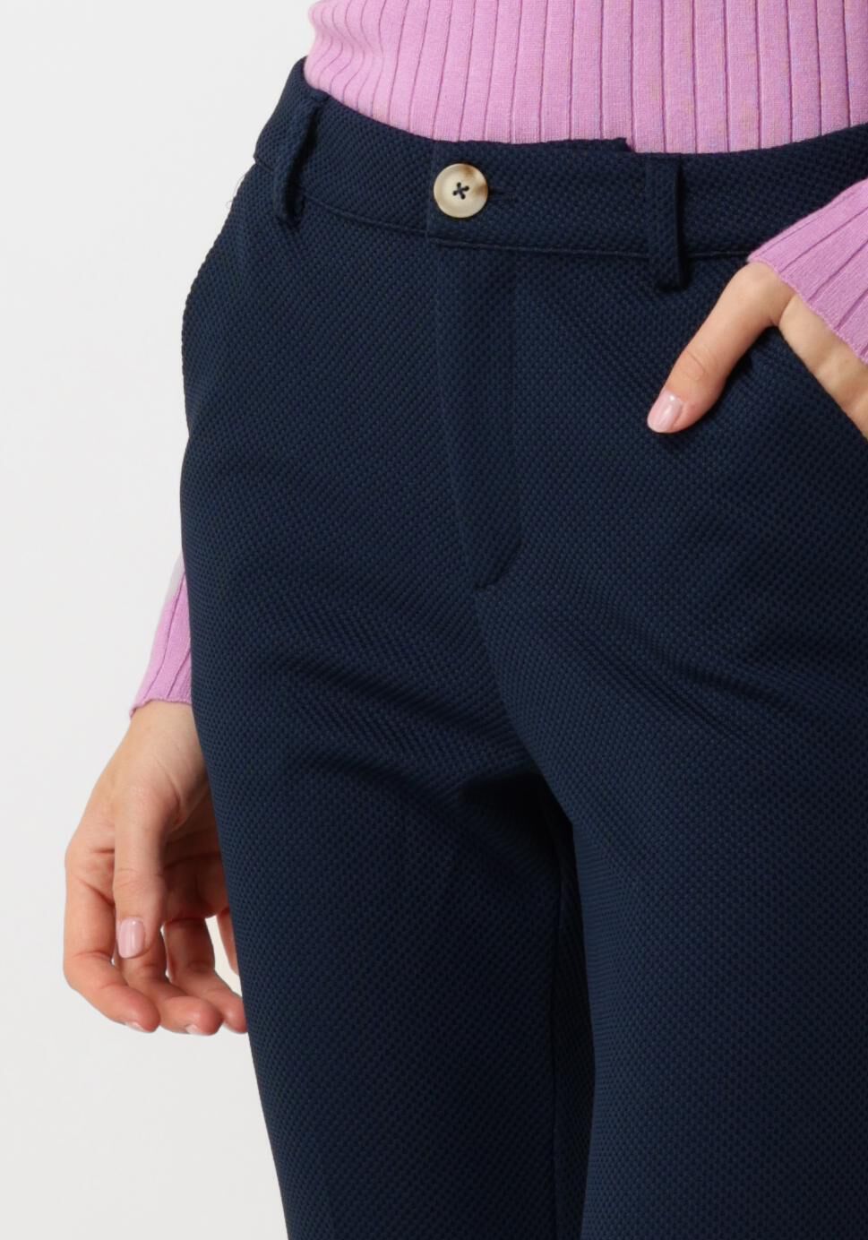 POM AMSTERDAM Dames Broeken Pants Liv Eternal Blue Blauw