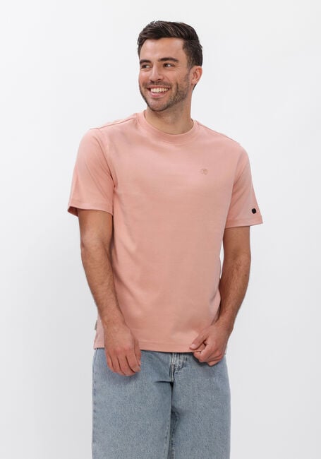 Roze CAST IRON T-shirt REGULAR FIT INTERLOCK - large