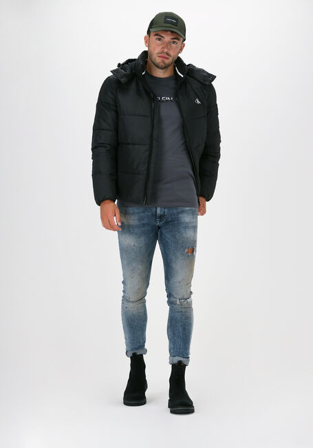 Zwarte CALVIN KLEIN Gewatteerde jas ESSENTIALS NON DOWN JACKET - large