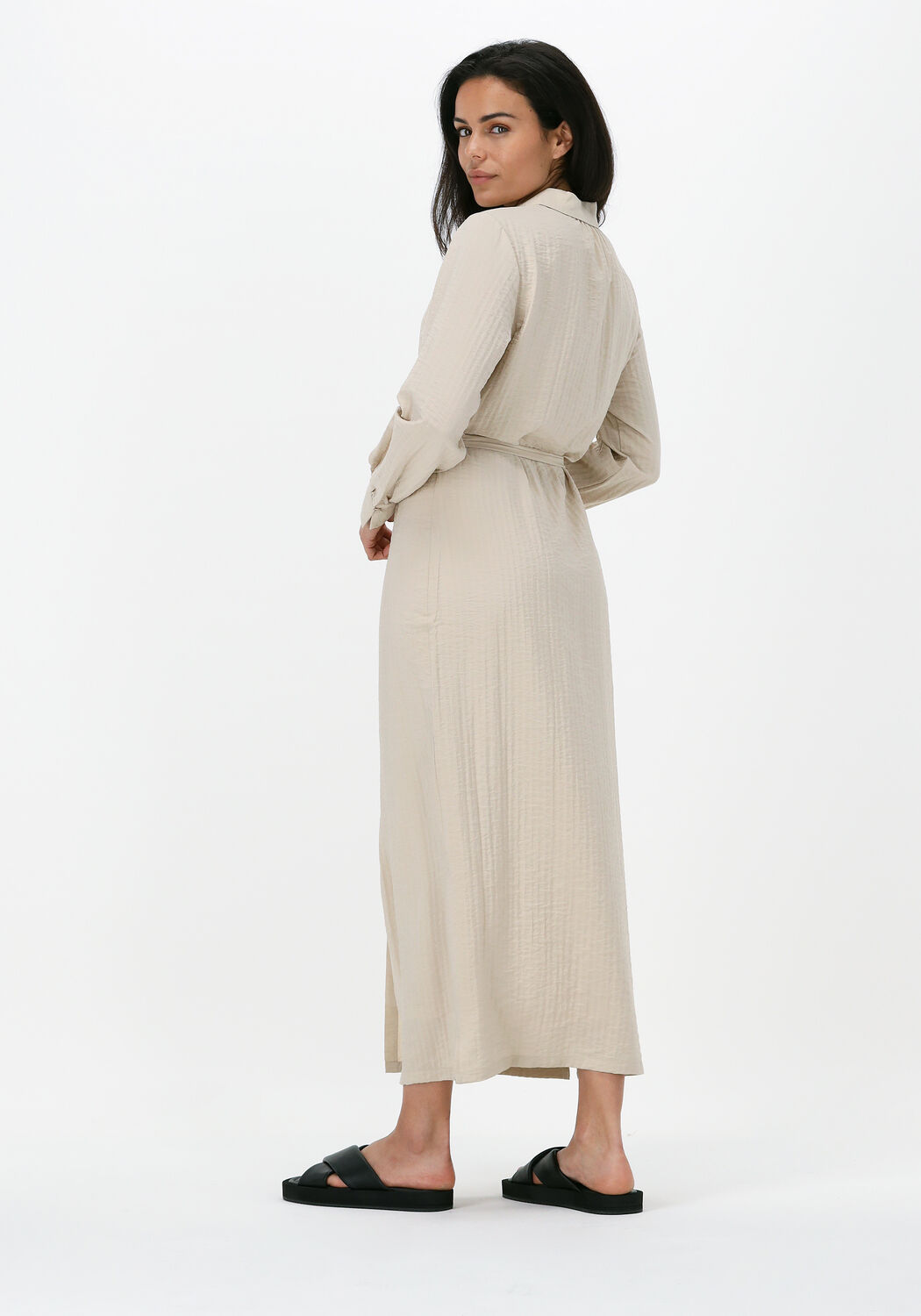 Beige maxi jurk cheap
