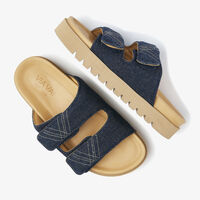 Blauwe VIA VAI Slippers RAE LIDIA - medium