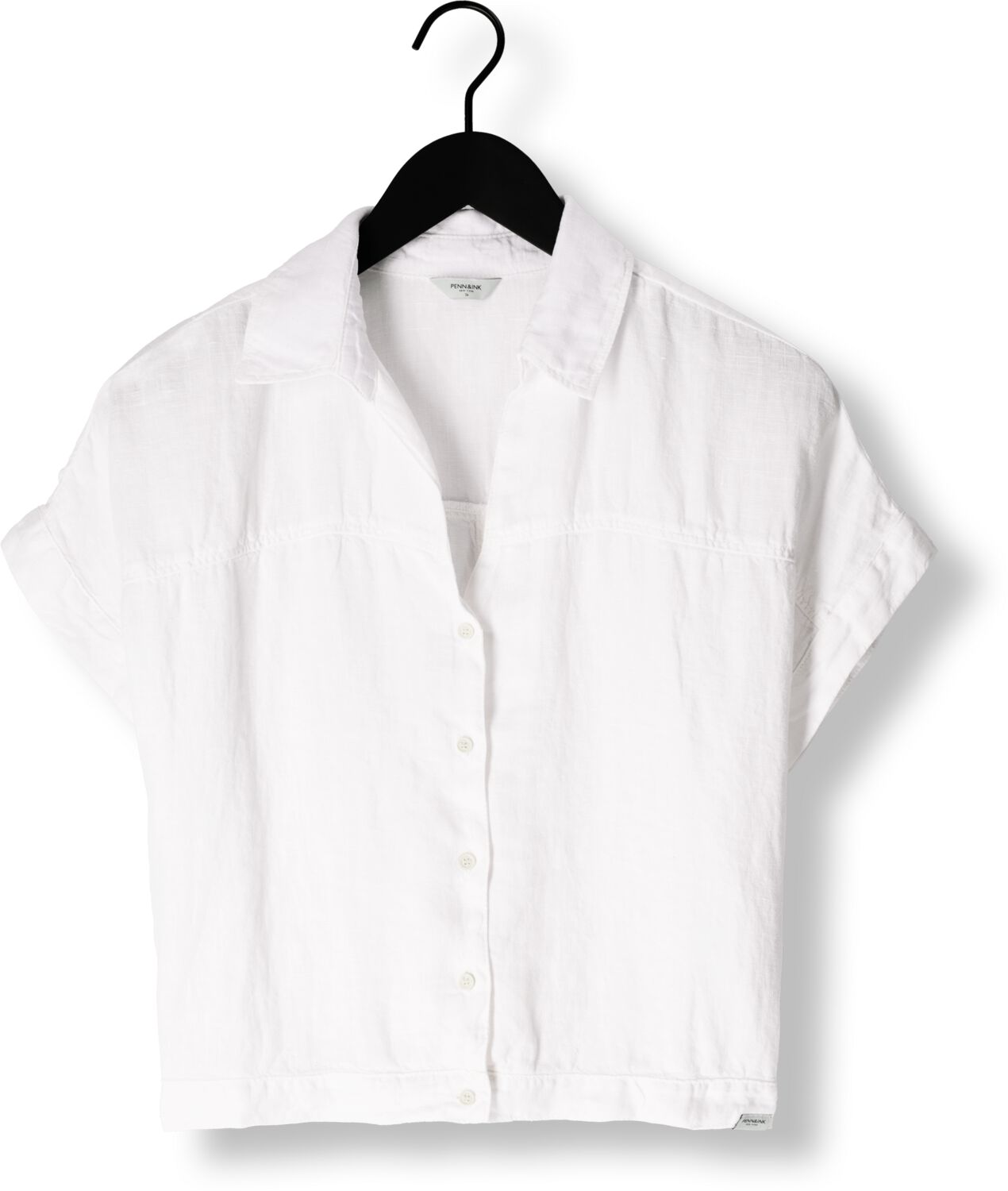 PENN & INK Dames Blouses Blouse Wit