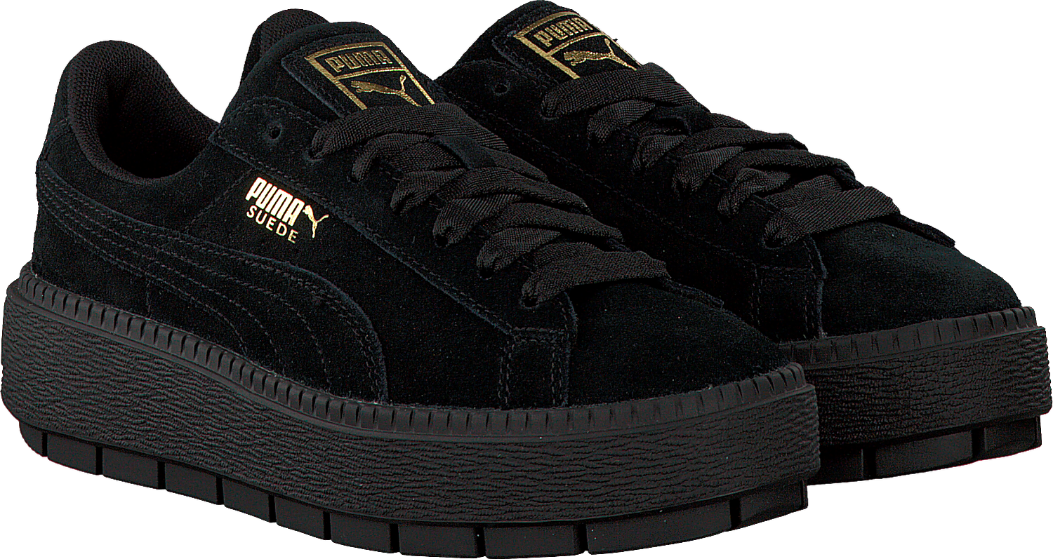 Zwarte PUMA Sneakers PLATFORM TRACE WMN Omoda.nl