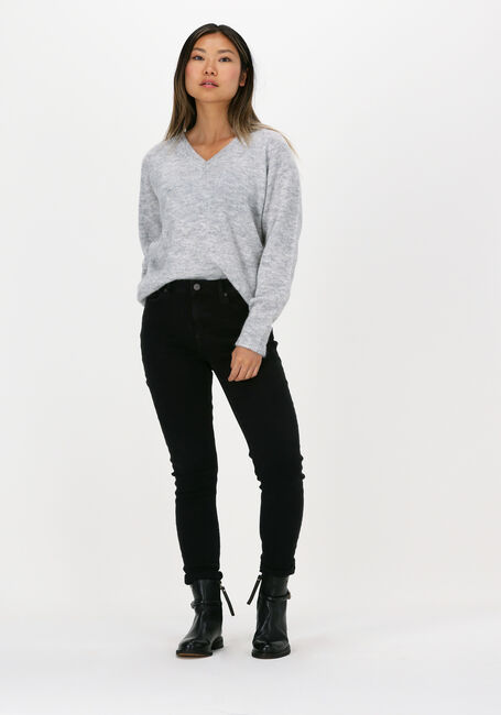 Lichtgrijze SELECTED WOMEN Trui LULU LS KNIT V-NECK B Lichtgrijze SELECTED WOMEN Trui LULU LS KNIT V-NECK B - large