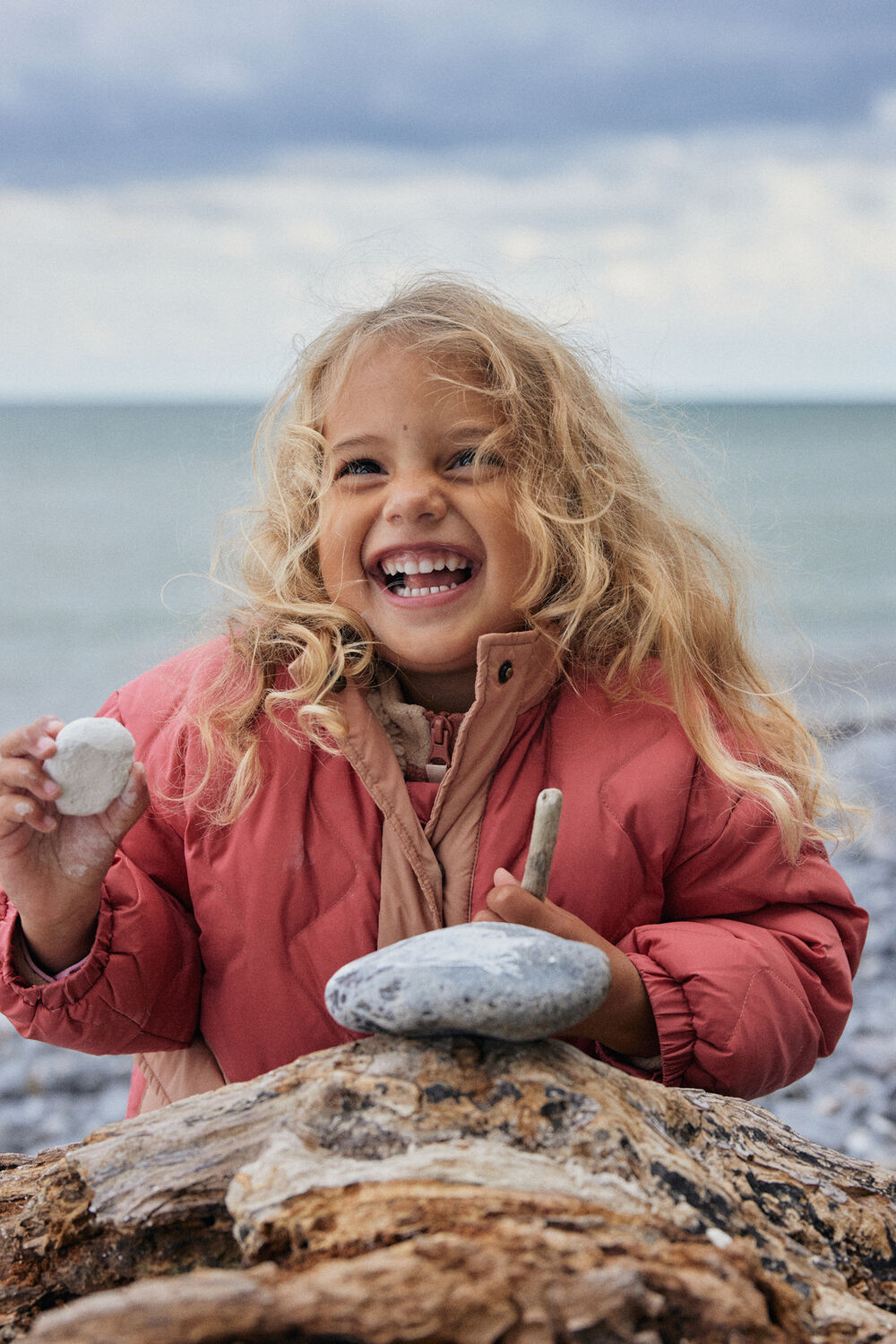 Koraal KONGES SLOJD Gewatteerde jas PACE JACKET - large