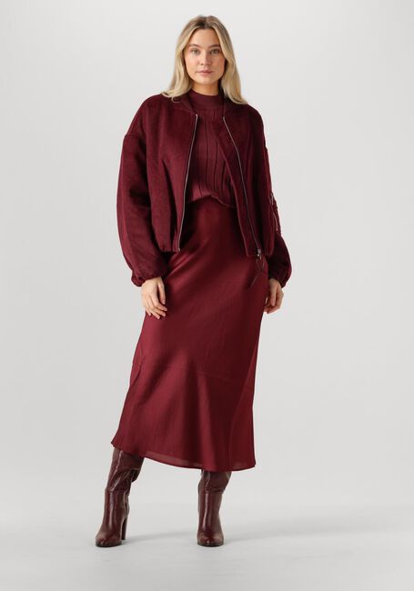 Bordeaux BRUUNS BAZAAR Maxirok BBJOANELLE SKIRT - large