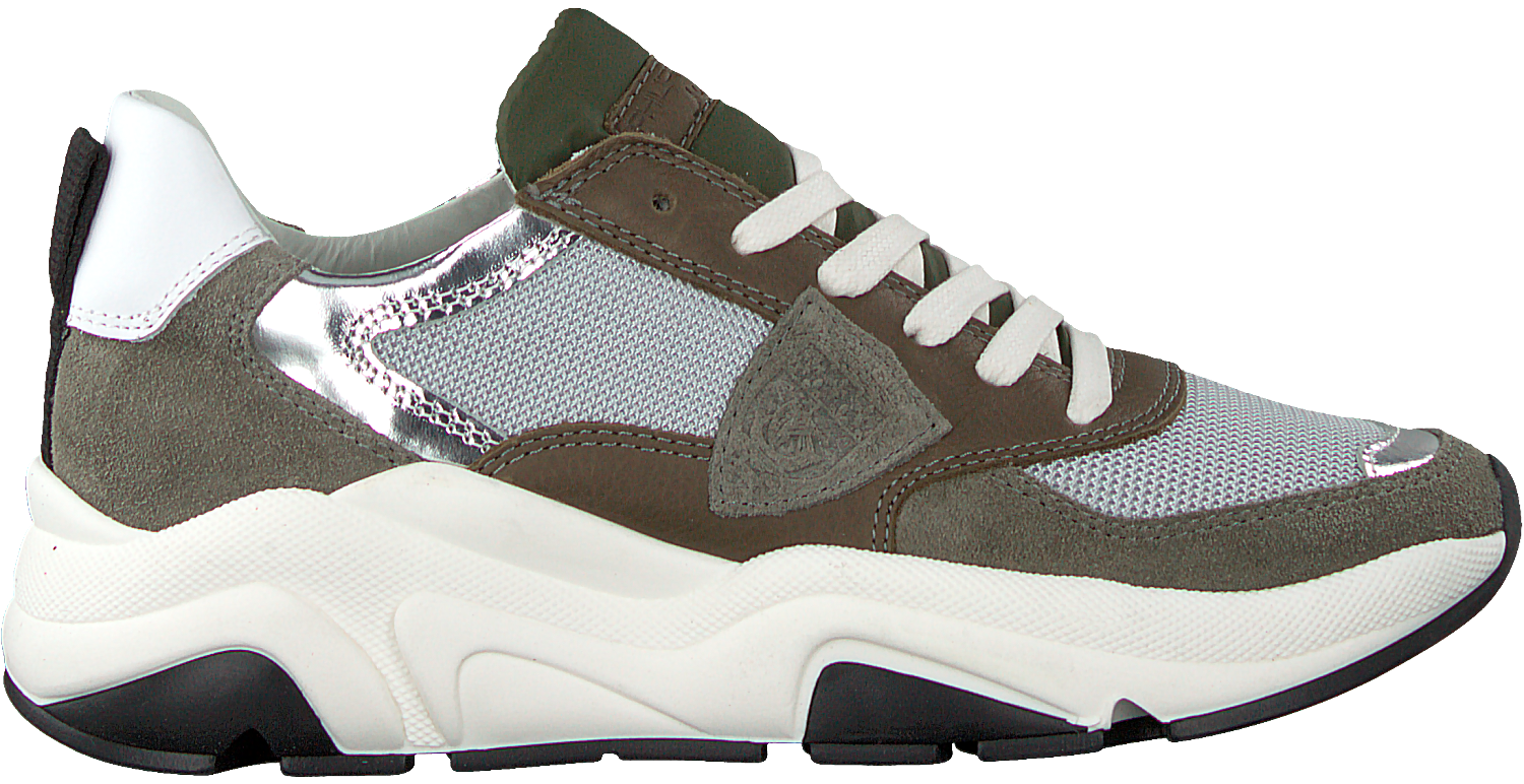 Zilveren PHILIPPE MODEL Lage sneakers EZE L JUNIOR | Omoda