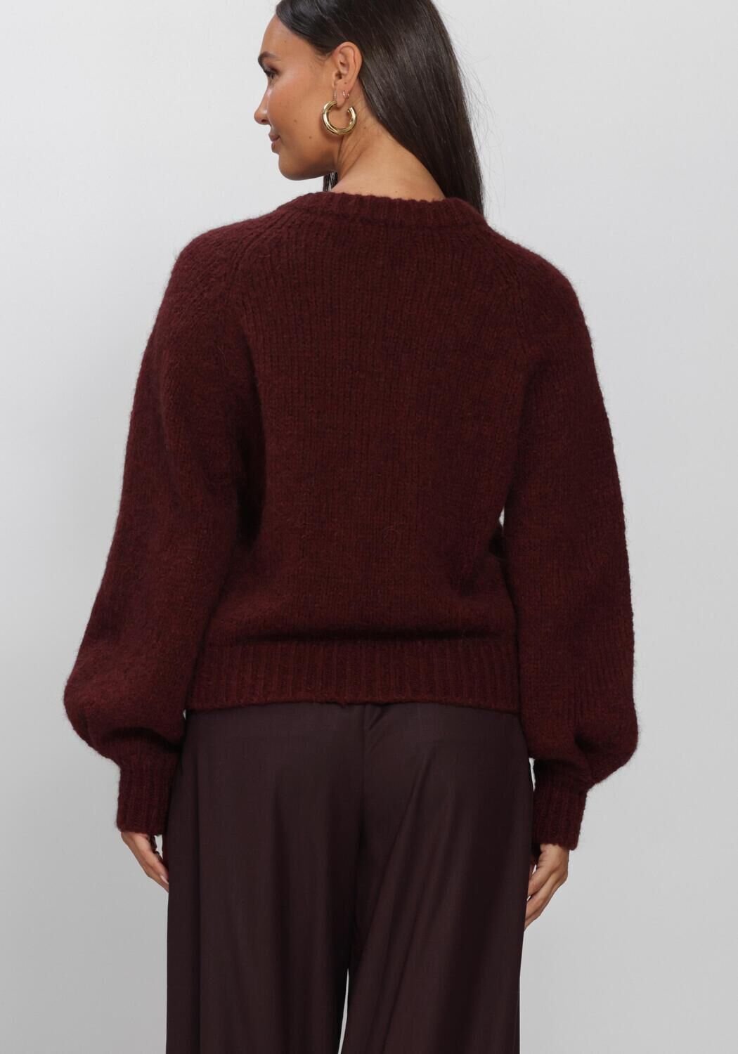Bordeaux BY-BAR Trui LUCIA PULLOVER - large
