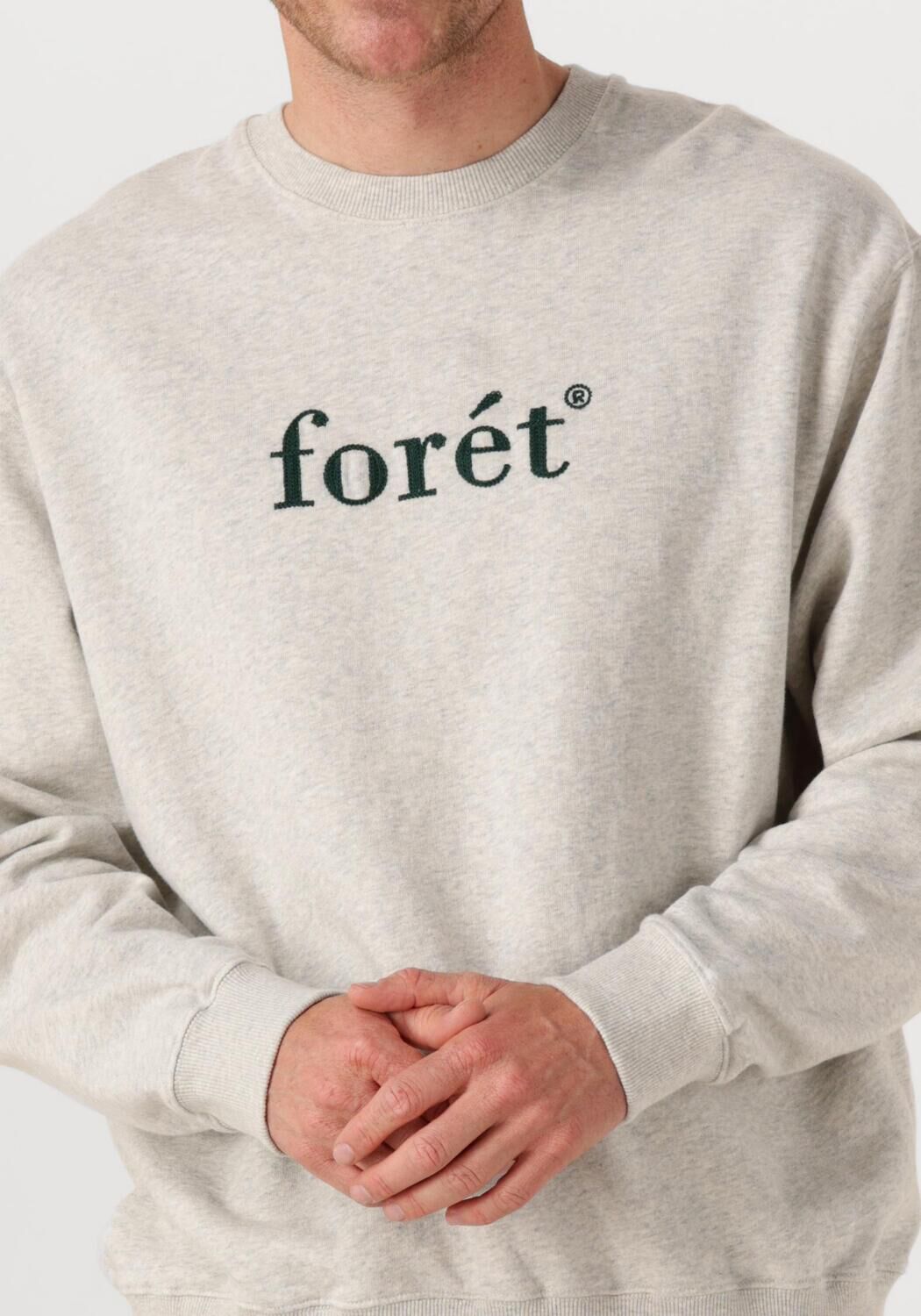 FORÉT Forét Heren Truien & Vesten Boat Sweatshirt Lichtgrijs