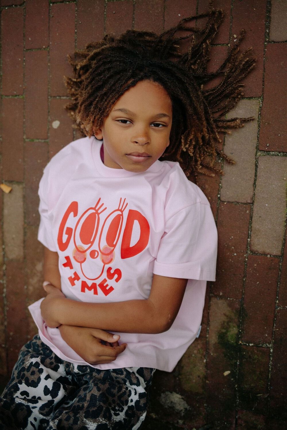 Roze CALL ME FRANKIE T-shirt GOOD TIMES T-SHIRT - large