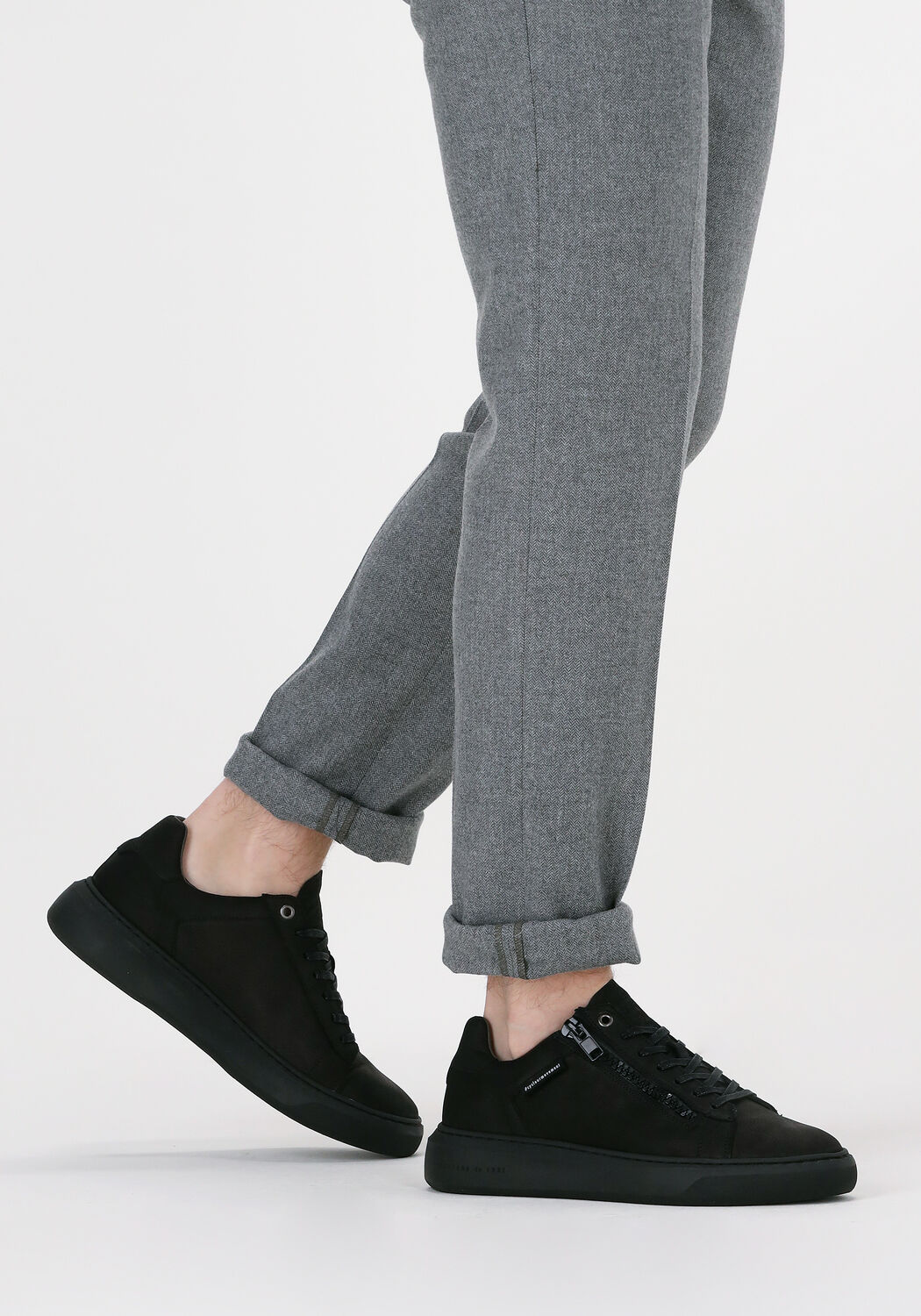 Zwarte CYCLEUR DE LUXE Lage sneakers ETAPE - large