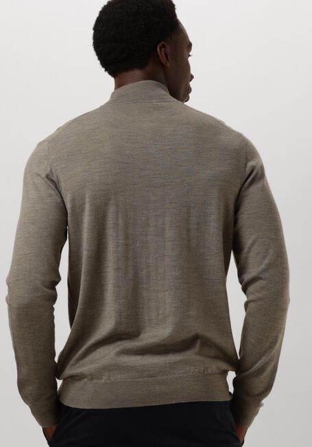 Groene PROFUOMO Trui PULLOVER MOCK - large