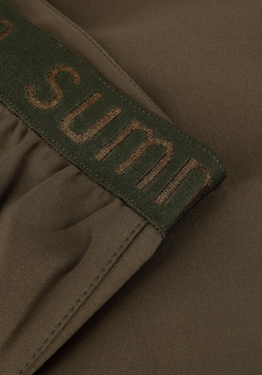 Donkergroene SUMMUM Wijde broek TROUSERS BOOT CUT PUNTO MILANO - large