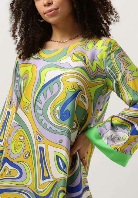 Groene ANA ALCAZAR Mini jurk SWING DRESS - large