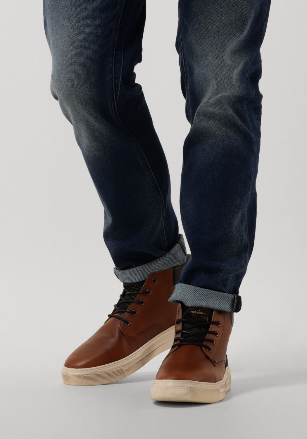 Cognac PME LEGEND Hoge sneakers NOSESTAR - large