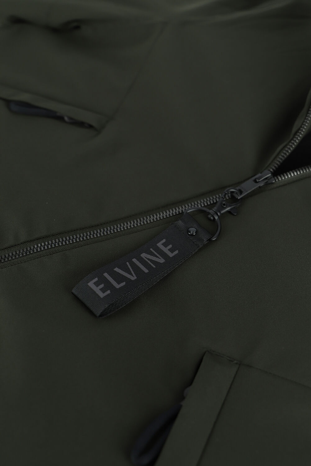 Donkergroene ELVINE Gewatteerde jas COLE - large