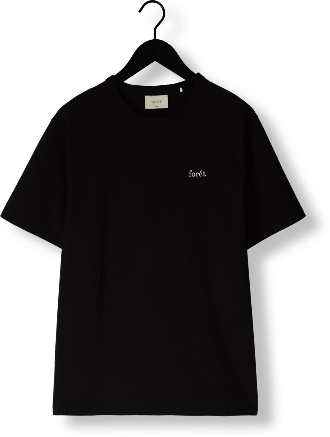 FORÉT Forét Heren Polo's & T-shirts Bass T-shirt Zwart