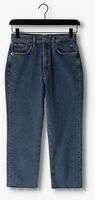 Blauwe 7 FOR ALL MANKIND Straight leg jeans LOGAN STOVEPIPE BLAZE WITH RAW CUT HEM
