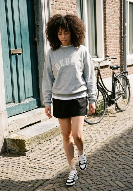 Grijze DEBLON SPORTS Sweater CIA SWEATER - large