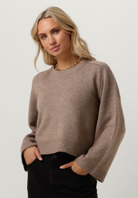Beige CO'COUTURE Trui MAJA CROP O KNIT - large