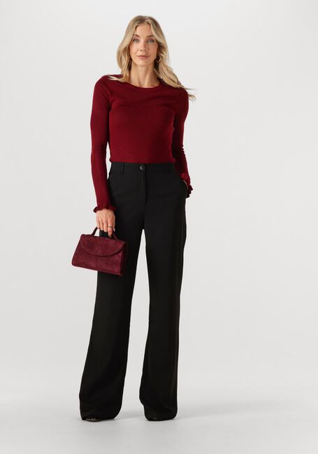 Zwarte YDENCE Wijde broek PANTS SOLANGE TALL - large