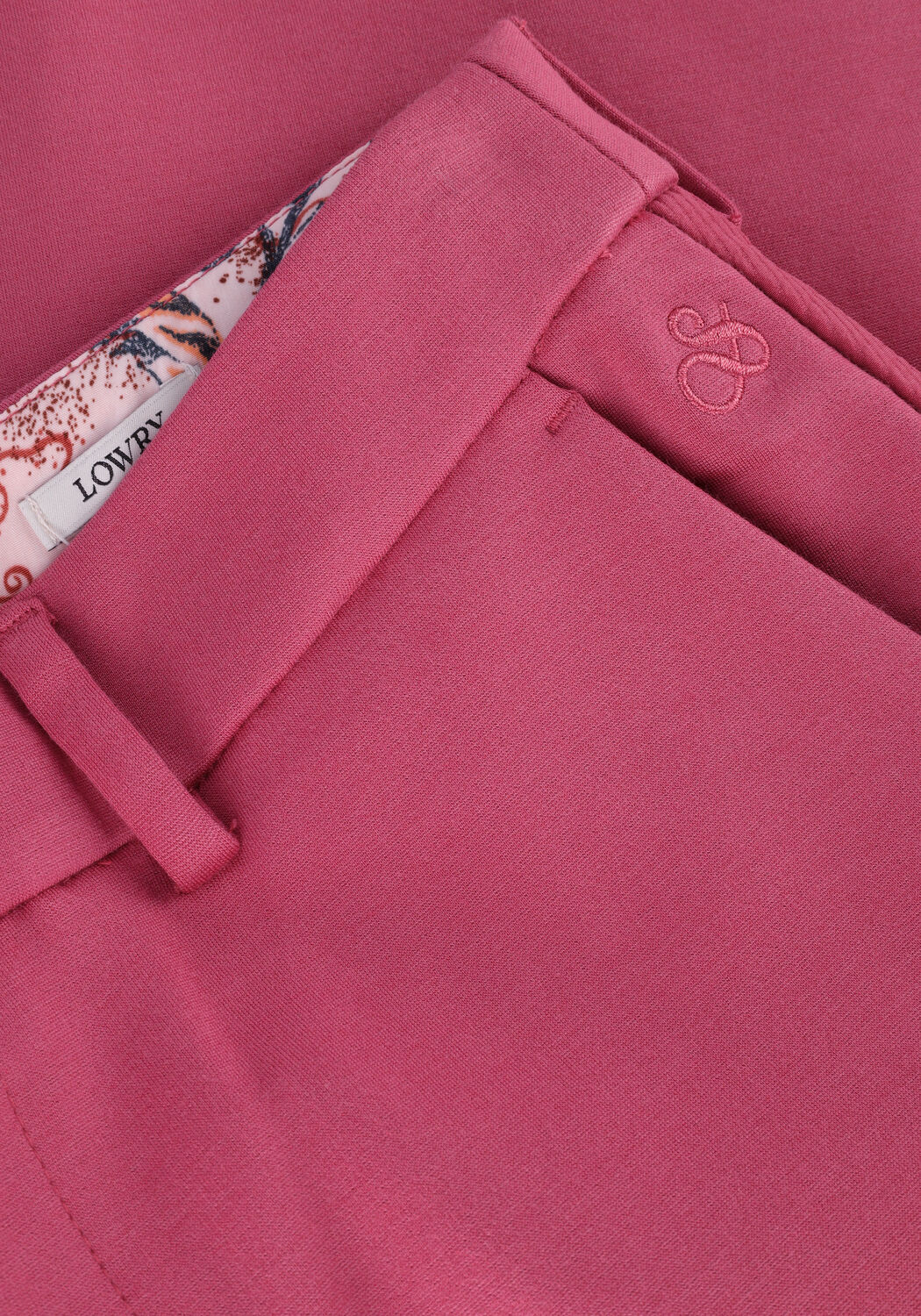 Roze SCOTCH & SODA Pantalon LOWRY - MID RISE SLIM TROUSERS - large