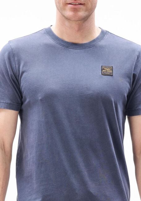 Blauwe PME LEGEND T-shirt ACID WASH + GARMENT DYE - large