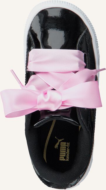 Zwarte PUMA Lage sneakers BASKET HEART PATENT KIDS Zwarte PUMA Lage sneakers BASKET HEART PATENT KIDS - large