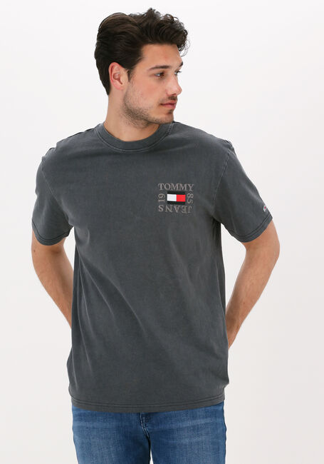 Zwarte TOMMY JEANS T-shirt TJM TIMELESS BOX TEE - large
