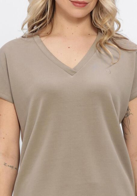 Taupe AIMEE THE LABEL T-shirt INGRID - large