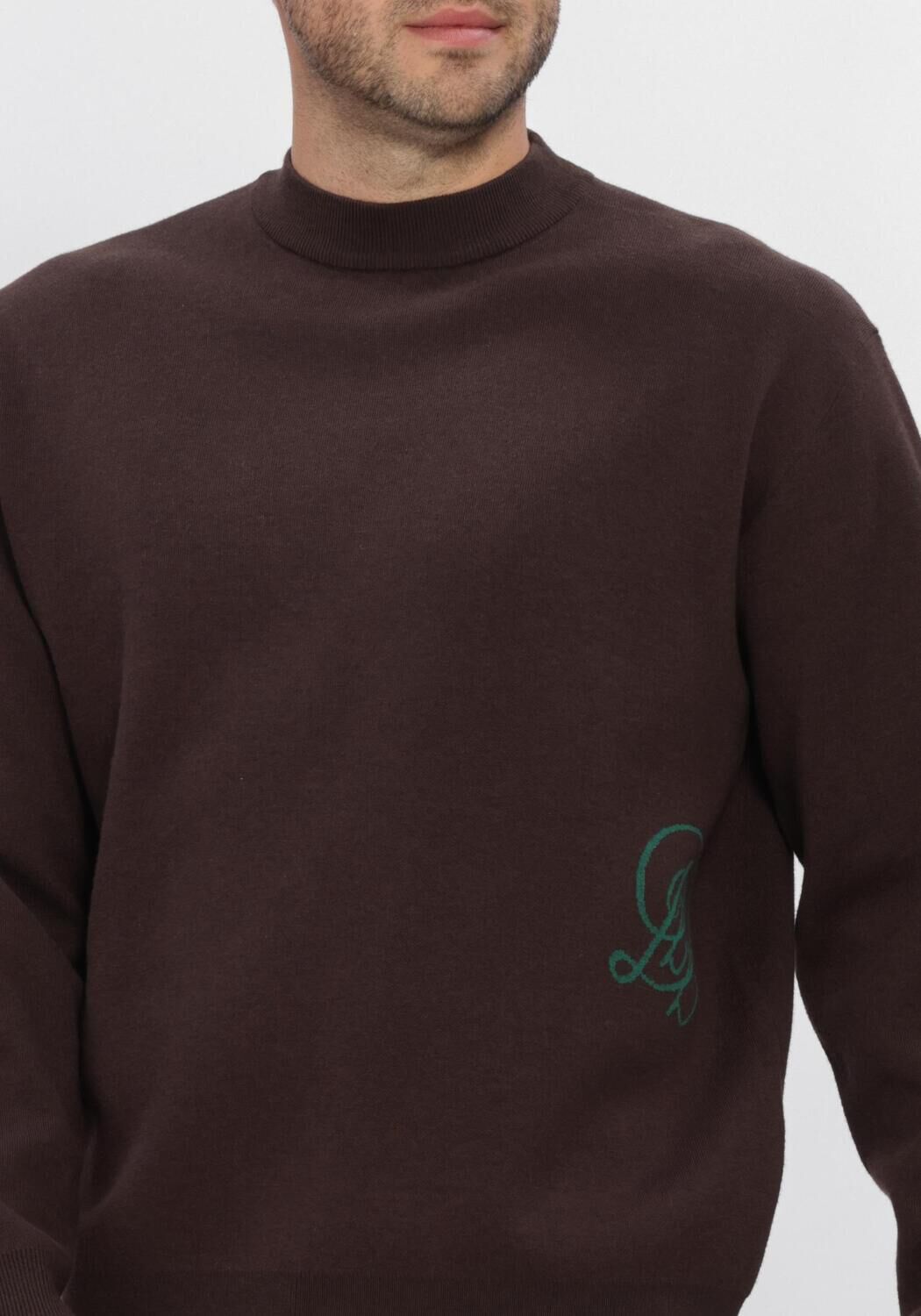 DSTREZZED Heren Truien & Vesten Ds_percy Mockneck Bruin