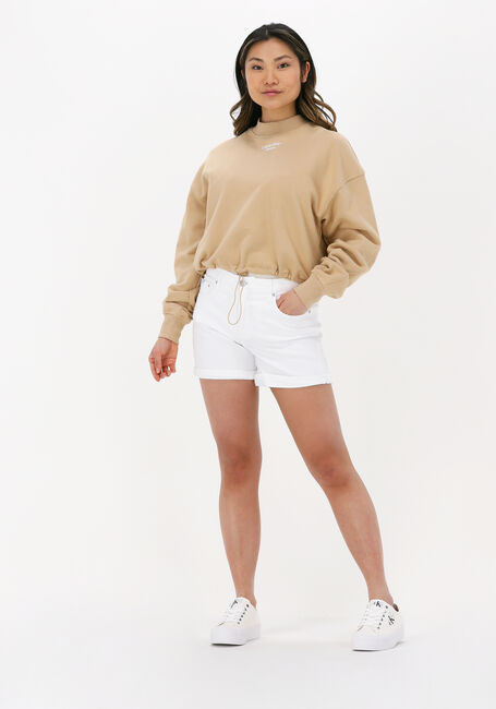 Zand CALVIN KLEIN Sweater STACKED LOGO MOCKNECK SWEATSHIRT Zand CALVIN KLEIN Sweater STACKED LOGO MOCKNECK SWEATSHIRT - large