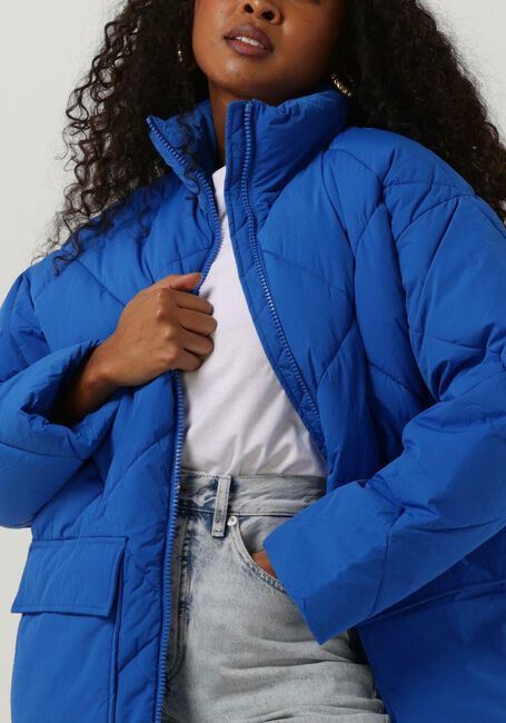 Blauwe SELECTED FEMME Gewatteerde jas HEIDI PUFFER JACKET - large