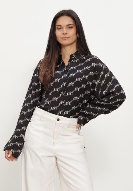 Zwarte CO'COUTURE Blouses LOGO OVERSIZED SHIRT - large