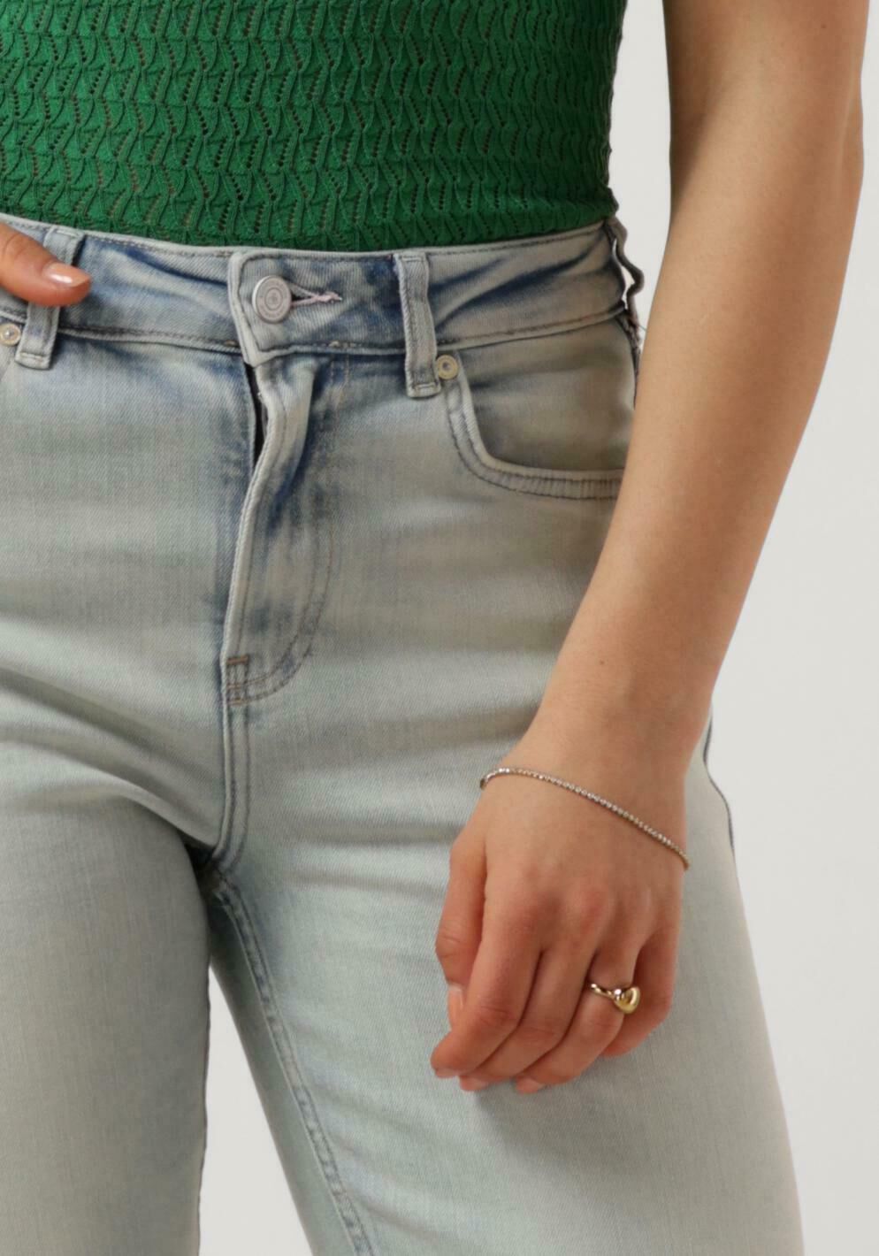 SCOTCH & SODA Dames Jeans High Five High Rise Slim Jeans Blauw Mirage Lichtblauw