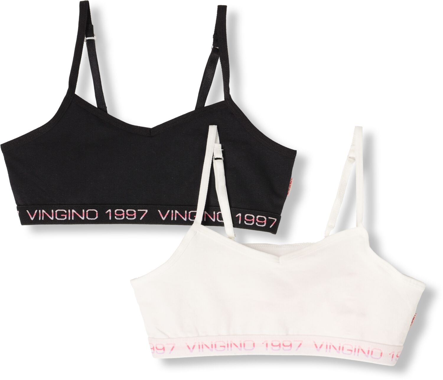 VINGINO Meisjes Nachtkleding Girls Top 2pack Wit
