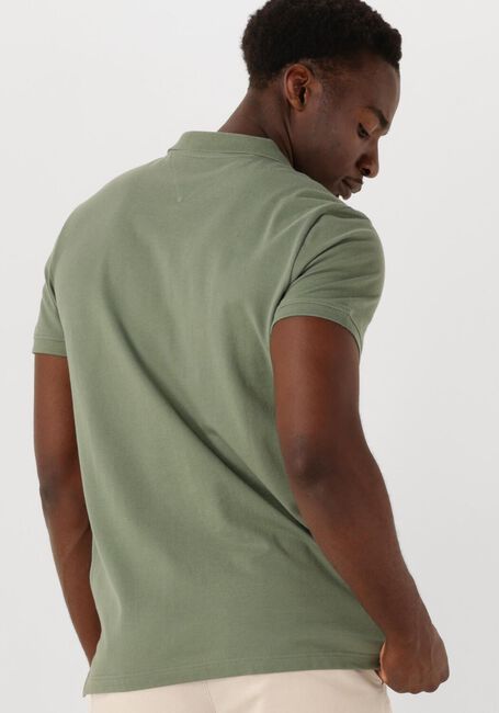 Groene TOMMY JEANS Polo TJM SLIM PLANCKET POLO EXT - large