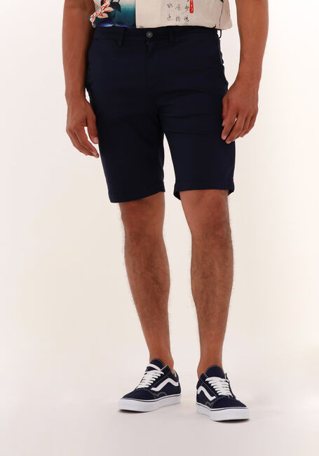 Donkerblauwe CAST IRON Korte broek CHINO SHORTS RISER STRETCH - large