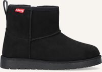 Zwarte LEVI'S Enkelboots NEW WAVE MID ZIP FUR - medium